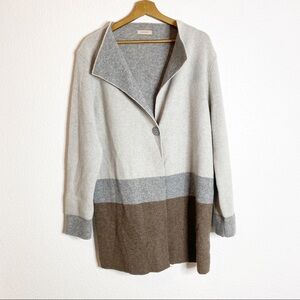 A.IDA- Women’s Italian Knit Wool Long Cardigan- L